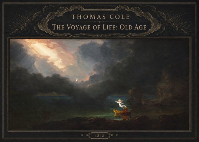 Thomas Cole The Voyage of Life: Old Age III No6 - Poster