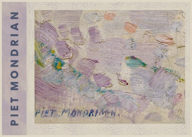 Piet Mondrian Abstract Composition No2 - Poster