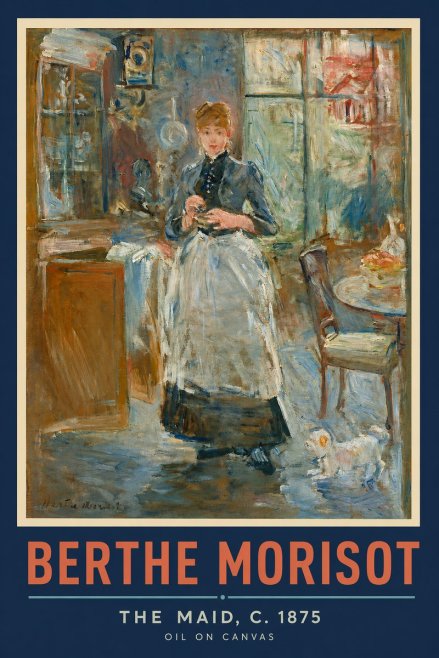 Berthe Morisot The Maid No2 - Poster