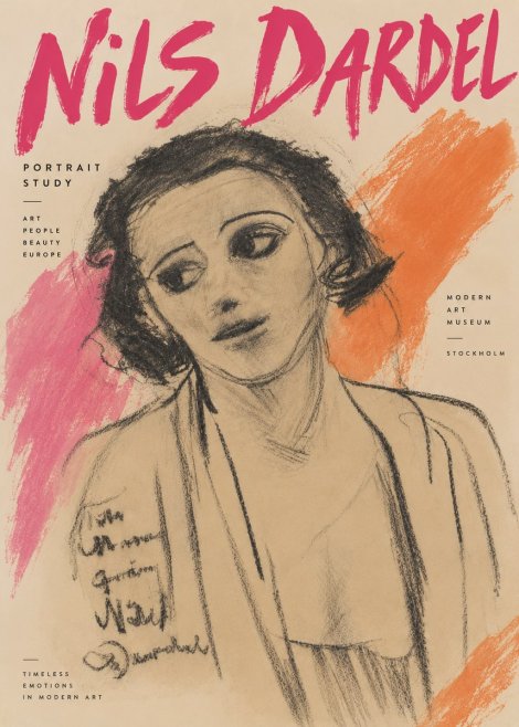 Nils Dardel Portrait Study No4 - Poster