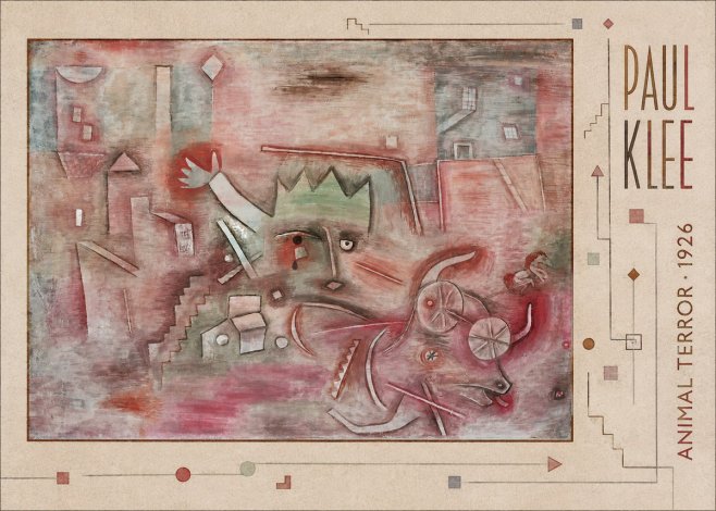 Paul Klee Animal Terror No3 - Poster