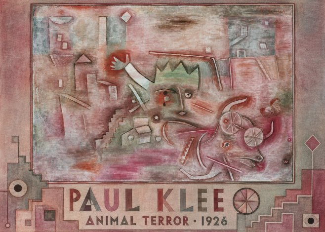 Paul Klee Animal Terror No6 - Poster