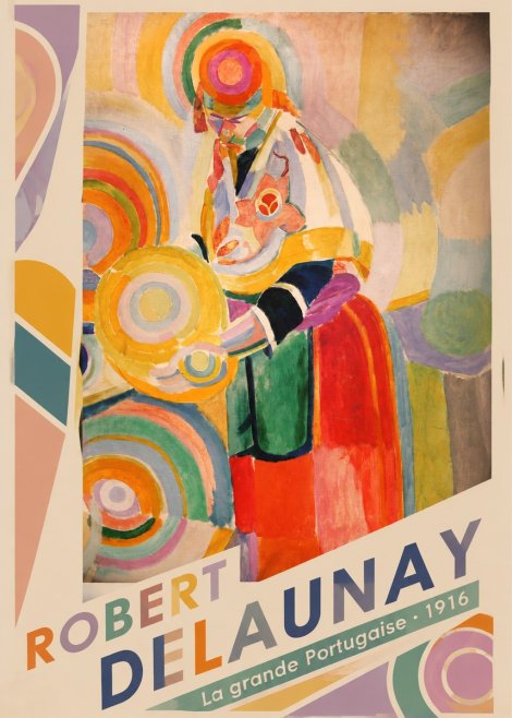 Robert Delaunay La Grande Portugaise II No2 - Poster