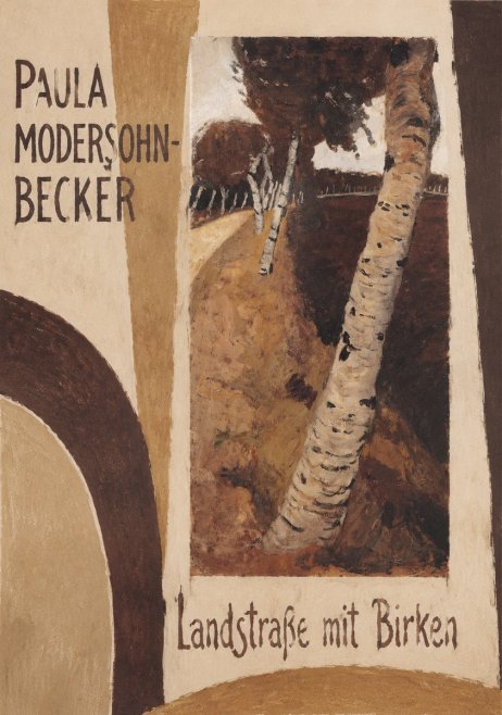 Paula Modersohn-Becker Landstraße Mit Birken No2 - Poster