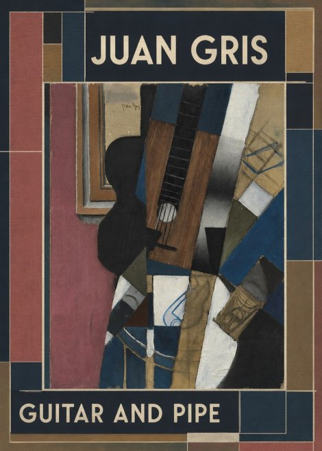 Juan Gris Guitar and Pipe I No1 - Poster