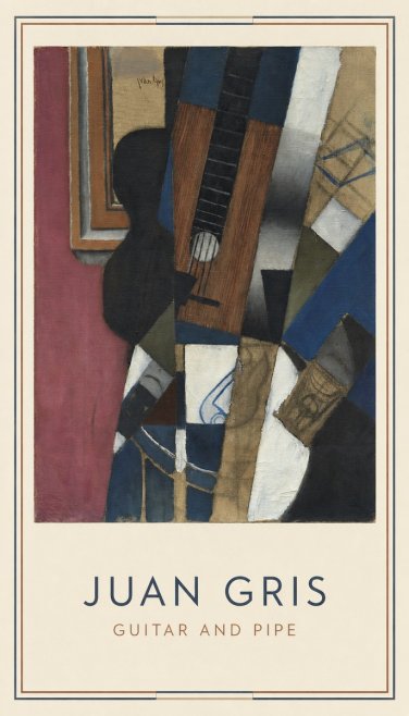 Juan Gris Guitar and Pipe I No4 - Poster