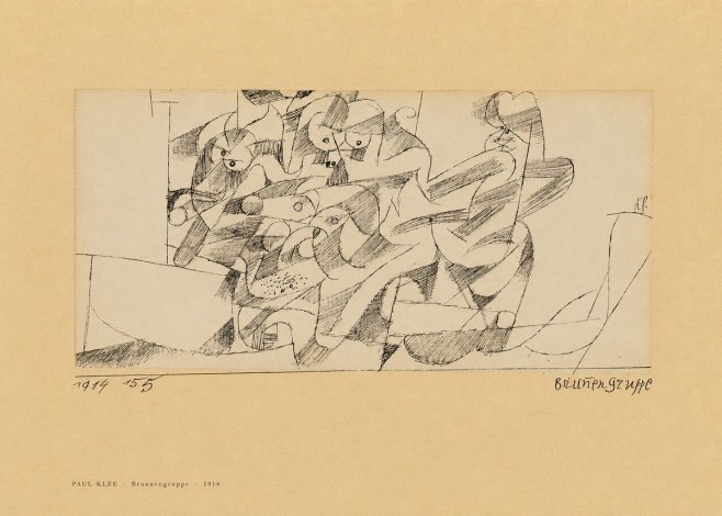 Paul Klee Brunnengruppe No6 - Poster