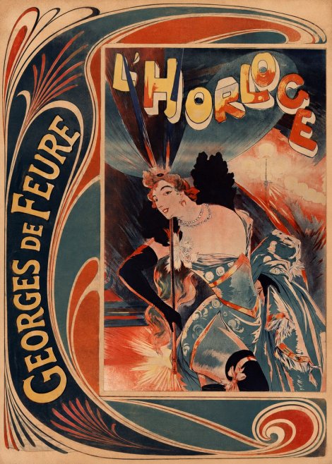 Georges de Feure L'horloge II No2 - Poster