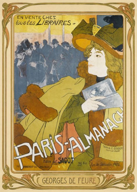 Georges de Feure Paris-almanach I No1 - Poster