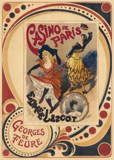 Georges de Feure Edmée L'escot No4 - Poster