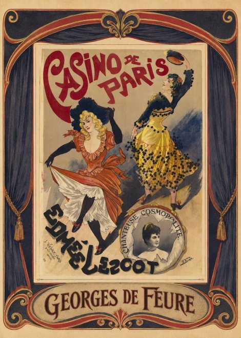 Georges de Feure Edmée L'escot No5 - Poster