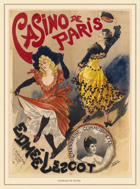 Georges de Feure Edmée L'escot No6 - Poster