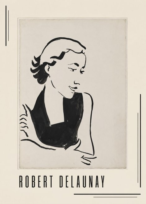 Robert Delaunay Figure Study No1 - Poster