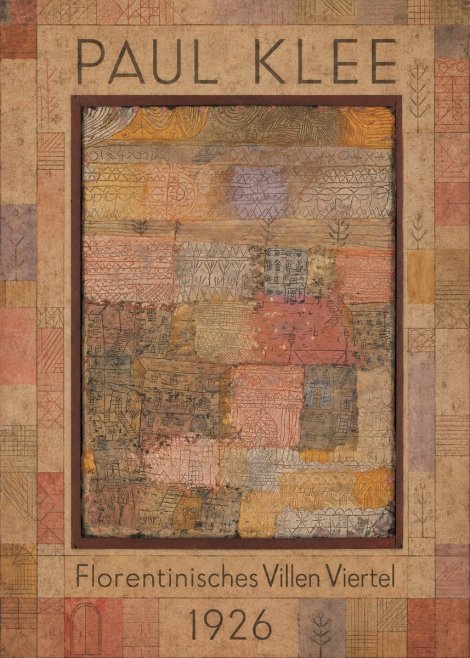 Paul Klee Florentinisches Villen Viertel No1 - Poster