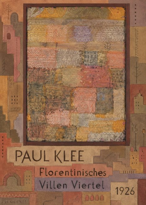Paul Klee Florentinisches Villen Viertel No6 - Poster
