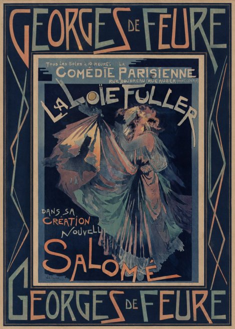 Georges de Feure La Loïe Fuller - Salomé II No5 - Poster