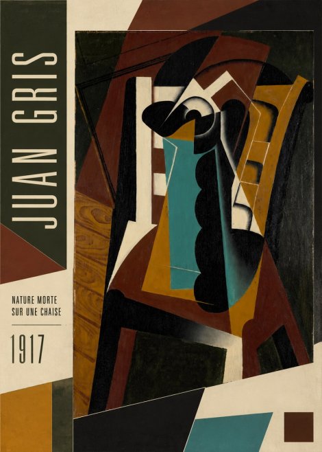 Juan Gris Nature Morte Sur Une Chaise No2 - Poster