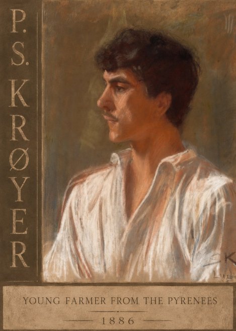 P.S. Krøyer Young Farmer from the Pyrenees No3 - Poster