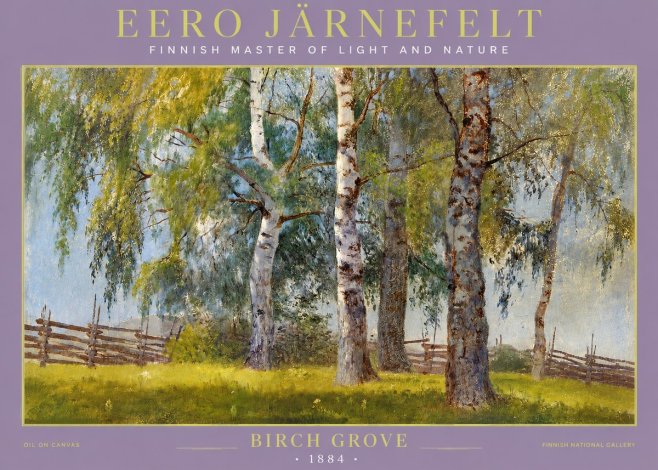 Eero Järnefelt Birch Grove No3 - Poster
