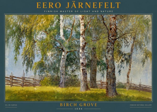 Eero Järnefelt Birch Grove No4 - Poster
