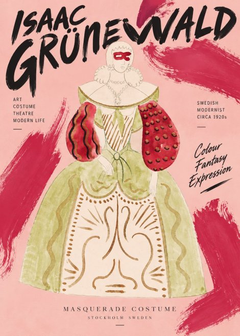 Isaac Grünewald Masquerade Costume No2 - Poster
