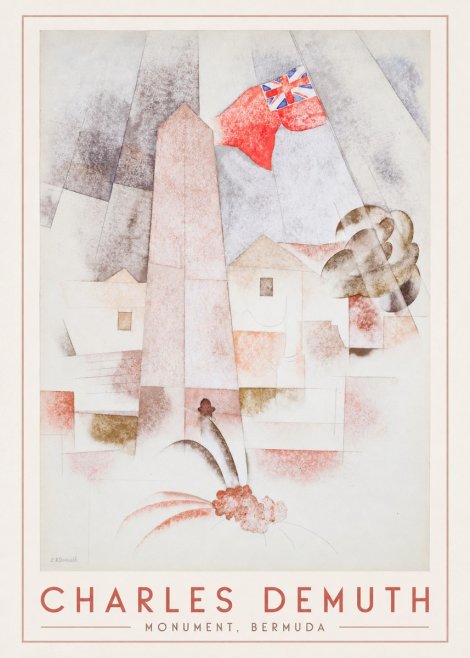 Charles Demuth Monument, Bermuda No1 - Poster
