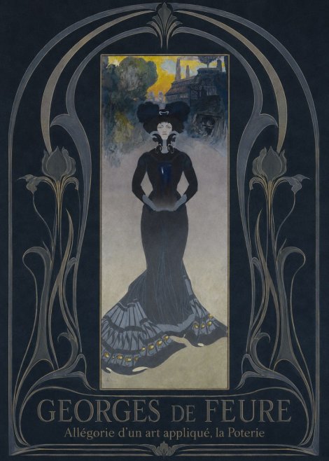Georges de Feure Allégorie D'un Art Appliqué, La Poterie No3 - Poster