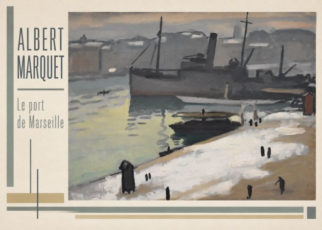 Albert Marquet Le Port De Marseille II No3 - Poster