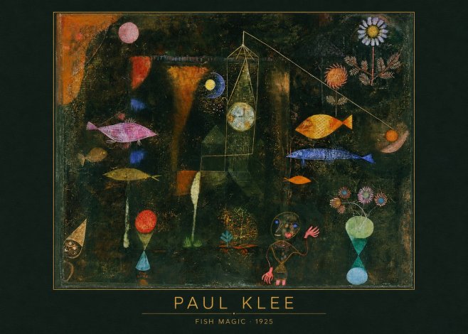 Paul Klee Fish Magic II No4 - Poster
