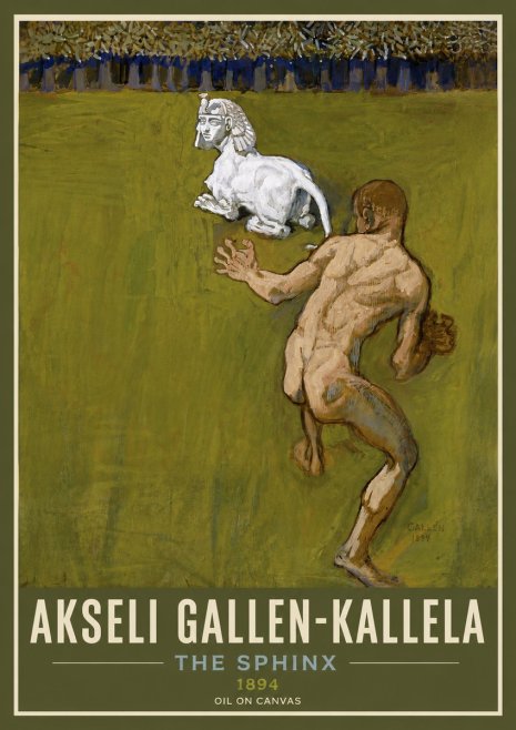 Akseli Gallen-Kallela Väinämöinen's Kantele No5 - Poster