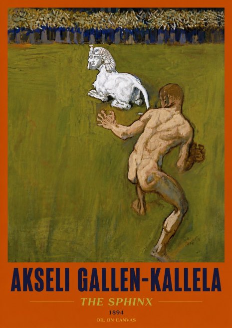 Akseli Gallen-Kallela Väinämöinen's Kantele No6 - Poster