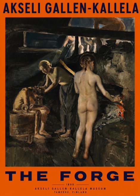 Akseli Gallen-Kallela The Forge No2 - Poster