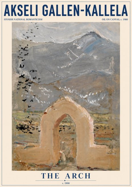 Akseli Gallen-Kallela The Arch No5 - Poster