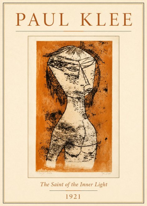 Paul Klee Die Heilige Vom Innern Licht No4 - Poster