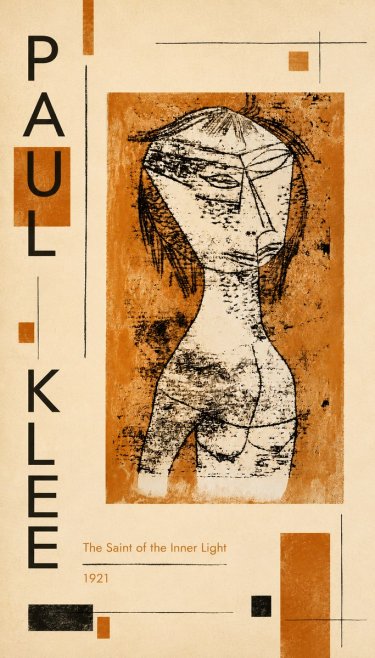 Paul Klee Die Heilige Vom Innern Licht No5 - Poster