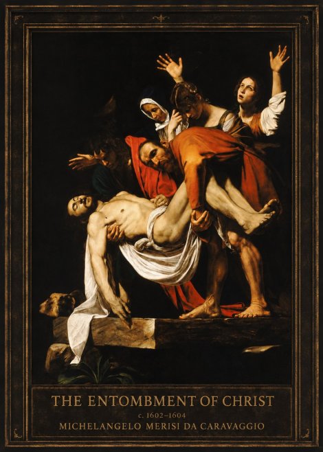 Michelangelo Merisi da Caravaggio The Entombment of Christ II No1 - Poster