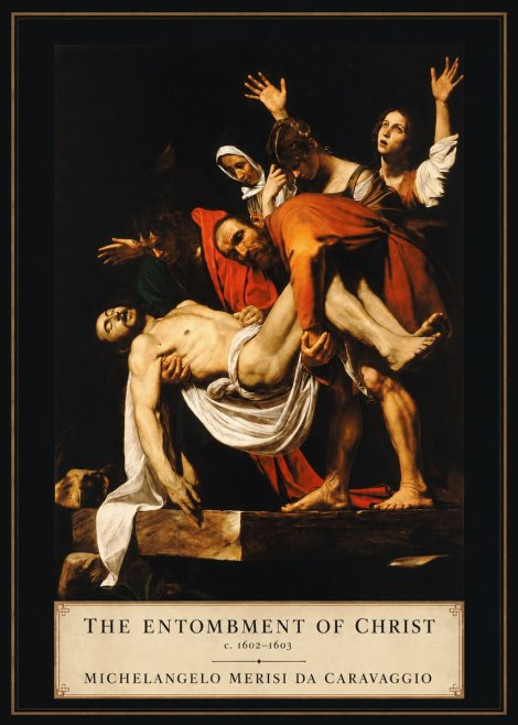 Michelangelo Merisi da Caravaggio The Entombment of Christ II No2 - Poster