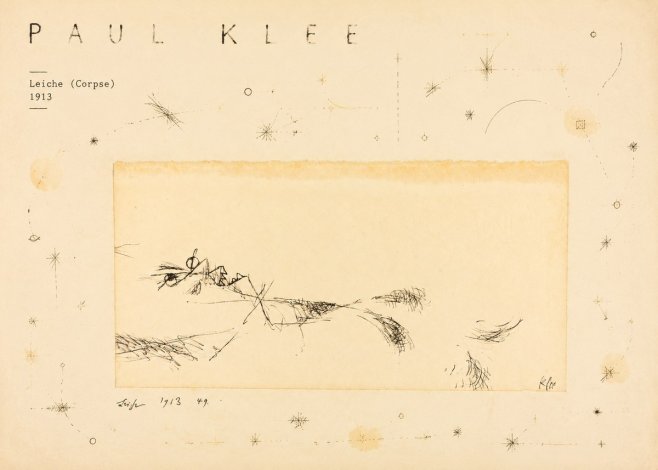 Paul Klee Leiche (Corpse) No4 - Poster
