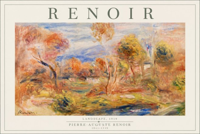 Renoir Landscape No6 - Poster
