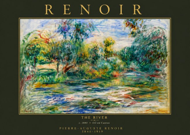 Renoir The River No6 - Poster