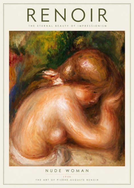 Renoir Female Nude, C. 1910 No2 - Poster