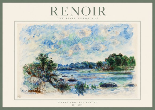 Renoir The River Landscape No2 - Poster