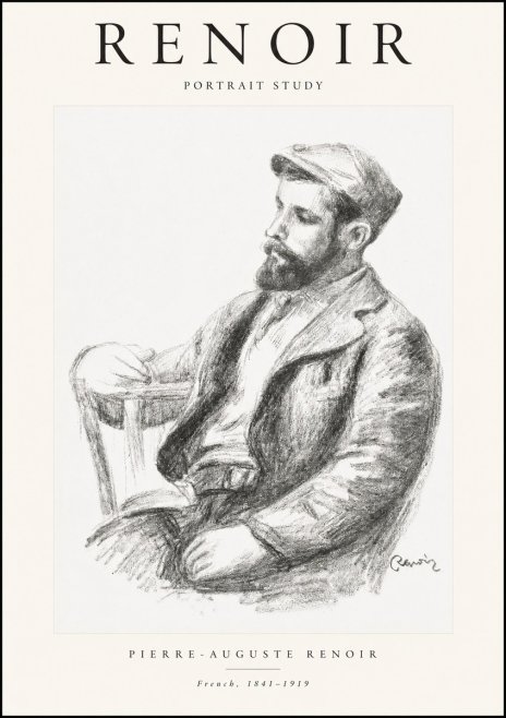 Renoir Portrait Study II No1 - Poster