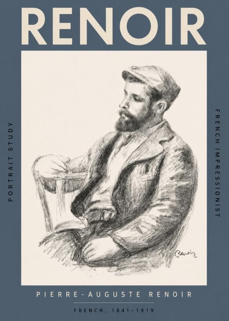 Renoir Portrait Study No2 - Poster