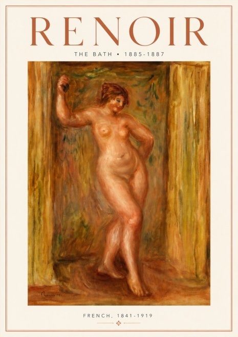 Renoir The Bath No5 - Poster