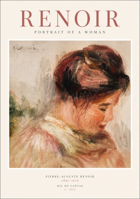 Renoir Portrait of a Woman No1 - Poster
