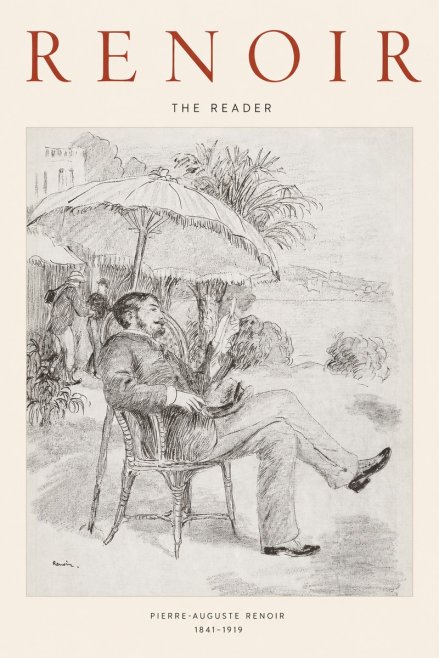 Renoir The Reader No1 - Poster