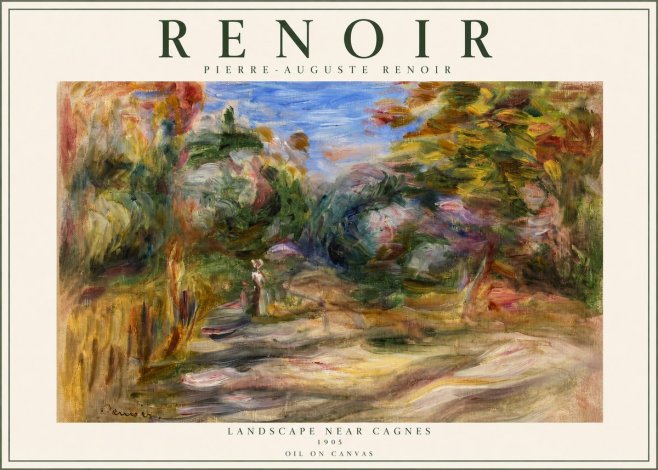 Renoir Landscape Near Cagnes No2 - Poster