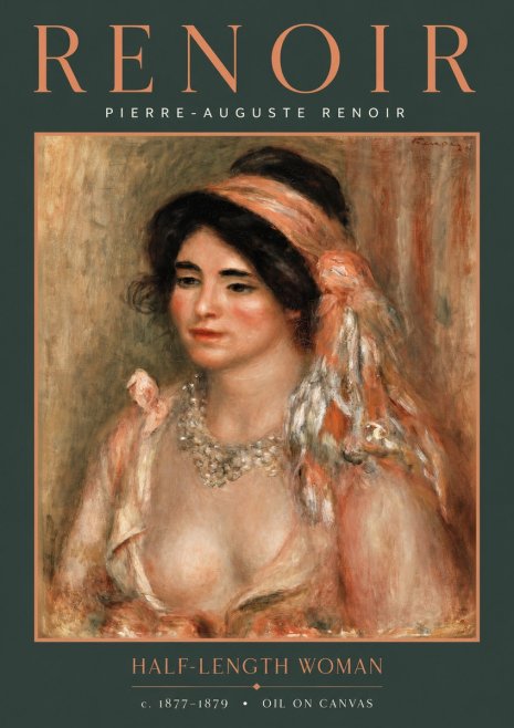 Renoir Half-length Woman No2 - Poster