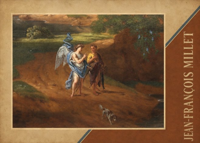 Jean-François Millet Tobias and the Angel No5 - Poster